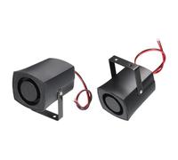 QUARKZMAN CC 12-24V 0,5mA Sirena Elettronica Allarme Industriale Retromarcia Suono e Allarme a Sei Tono Avvisatore Acustico 105 dB per Casa Sicurezza Garage
