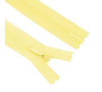 QUARKZMAN Cerniera Lampo Invisibile 2 Pezzi 70cm/28 Nylon #3 | Giallo Brillante, Scorrimento Liscio, Riparazione Sostituzione, per Cucire Vestiti, Gonne, Borse, Cuscino, Lavoretti Fai da