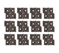 QUARKZMAN Cerniere a Doppia Azione per Schermi Pieghevoli, 12pz 1,85" Cerniere a Doppio Movimento Stile Retrò Rotazione a 270 Gradi Cerniere per Porte a Schermo, Rosso Rame