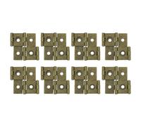 QUARKZMAN Cerniere a Doppia Azione Schermo Pieghevole, 8Pz 1,85" Cerniere a Doppia Oscillazione Stile Retrò Rotazione di 270 Gradi Cerniere per Porte a Schermo, Bronzo
