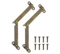 QUARKZMAN Cerniere Supporto Coperchio Pieghevoli Ferro 3,2" Bronzo 2pz