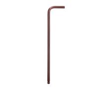 QUARKZMAN Chiave A Bussola A Testa Sferica 1/8" SAE Acciaio S2 Braccio Lungo A Forma Di L Chiavi Esagonali Strumento Di Riparazione Per Casa Bicicletta Moto Riparazione, Rosso Marrone