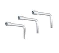 QUARKZMAN Chiave a bussola esagonale aperta angolata a forma di L da 3 pezzi, chiave a bussola a 6 punte in acciaio al carbonio metrica da 8 mm, per riparazioni generali, condutture