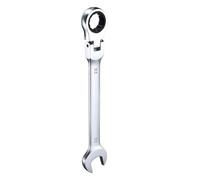 QUARKZMAN Chiave a Cricchetto Flessibile Con Testa Girevole Da 22mm Chiave a Cricchetto Metrica Combinata Con Testa Girevole a 180° 72 Denti in Acciaio Al Cromo Vanadio Apertura a Cricchetto