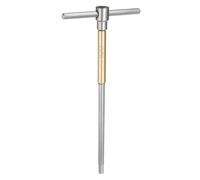 QUARKZMAN Chiave Esagonale A Manico Scorrevole A T 8mm CR-V Metrica Con 3 Manicotti Scorrevoli Liberi Per Riparazioni Domestiche Manutenzione Meccanica Giallo Argento