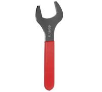 QUARKZMAN Chiave Fissa Singola 46mm Metrica Con Angolo Di Offset A 15 Gradi Testa A U Chiave A Bocca Fissa Piccola Testa Piatta Finitura Ossidata Con Manico Rosso Per Riparazioni Auto