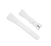 QUARKZMAN Cinturino in Gomma per Orologio 20mm Cinturini di Ricambio in Silicone Design Soltanto per Orologio Intelligente Smart Watch Uomo Donna, Bianco