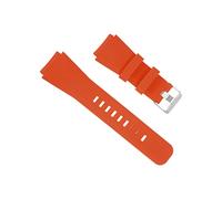 QUARKZMAN Cinturino in Gomma per Orologio 22mm Cinturini di Ricambio in Silicone Design Soltanto per Gear S2 S3 S4 e GT/Orologio Intelligente Smart Watch, Arancione Scuro