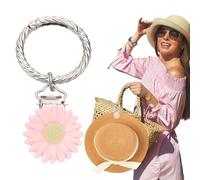 QUARKZMAN Clip Per Cappello Da Viaggio Per Borsa Portachiavi Per Mano Accessorio Per Borsa Zaino Fermaglio Alla Moda - Protegge Il Cappello Dalla Caduta Per Appenderlo A Borse Trolley