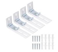 QUARKZMAN Clip per Staffe per Tende Verticali 4 Pezzi Staffa a L 38mm