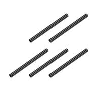 QUARKZMAN Colonna di Distanziatore in Alluminio Rotondo,Distanziali Rotonda M3x65mm,Kit Assortimento Distanziatori per Aeroplani RC Quadricotteri FPV CNC Nero 5pz