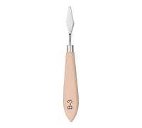 QUARKZMAN Coltelli a Paletta per Pittura 6,69" Lama in Acciaio Inox Spatola Coltello per Palette con Design Foro Manico in Legno di Faggio per Olio Acrilico Tavolozza Colori