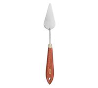 QUARKZMAN Coltello Da Pittura A Palette 2.95" X 1.3" Lama A Goccia In Acciaio Inossidabile Lunghezza 8.66" Spatola Coltelli Da Palette Con Foro Manico In Legno Di Faggio, Rosso/Argento