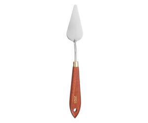 QUARKZMAN Coltello Da Pittura A Palette 2.95" X 1.3" Lama A Goccia In Acciaio Inossidabile Lunghezza 8.66" Spatola Coltelli Da Palette Con Foro Manico In Legno Di Faggio, Rosso/Argento