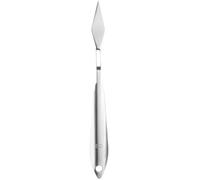 QUARKZMAN Coltello Da Pittura Per Tavolozza 7.68" Acciaio Inossidabile 304 Spatola Appuntita Con Design A Foro Per Acrilico Su Tela, Argento