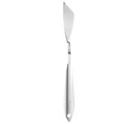 QUARKZMAN Coltello Da Pittura Per Tavolozza 8.39" Spatola Angolata In Acciaio Inossidabile 304 Con Design A Foro Per Acrilico Su Tela, Argento