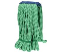 QUARKZMAN Commerciale Mocio Testa Sostituzione 19 Oz 35.4" Assorbente Microfibra Bagnato/Asciutto Mocio Pavimento Pulizia Spazzola Testa per Casa Industriale Verde