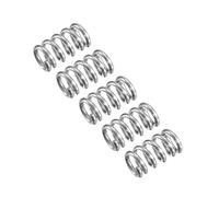QUARKZMAN Compressione Molla, 5pz 304 Acciaio Inossidabile, 6mm OD, 1mm Filo Dimensione, 10mm Libero Lunghezza, Argento Tono