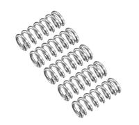 QUARKZMAN Compressione Molla, 5pz 304 Acciaio Inossidabile, 6mm OD, 1mm Filo Dimensione, 20mm Libero Lunghezza, Argento Tono
