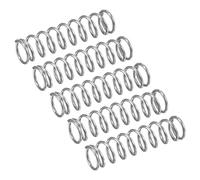 QUARKZMAN Compressione Molla, 5pz 304 Acciaio Inossidabile, 9mm OD, 1mm Filo Dimensioni, 35mm Libero Lunghezza, Argento Tono