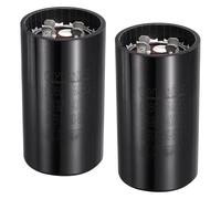 QUARKZMAN Condensatore CD60 Per Motori, 829-995uf/MFD AC125V Condensatore Di Avviamento Universale Per Motori Elettrici, Nero 46x86mm, Confezione Da 2