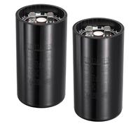 QUARKZMAN Condensatore Di Avviamento CD60, 460-552uf/MFD AC125V Condensatore Di Funzionamento Universale Per Motori Elettrici 50-60Hz, Nero 46x86mm, Confezione Da 2