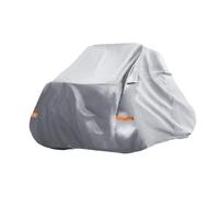 QUARKZMAN Copertura Laterale per UTV Copertura per Tutti i Tempi Impermeabile da Esterno Protezione Completa 210D-PU Tono Argento 122.05" per Polaris per Honda.