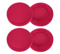 QUARKZMAN Coperture per Sgabello Rotondo 16-20 Pollici Rosso Vino 4pz