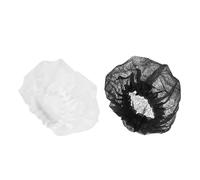 QUARKZMAN Copri Microfono Monouso Coperture Per Microfono In Tessuto non tessuto NNT Nero Bianco Per A Mano Confezione Da 50