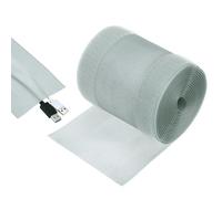 QUARKZMAN Copricavo Per Tappeto, 3 m Copricavo Per Pavimento Protettore Cavi Gestione Cavi Per Ufficio Casa, Grigio