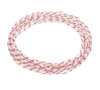 QUARKZMAN Corda di Avviamento A Strappo Recoil Starter, Diametro 3mm Lunghezza 12m 39ft Corda in Poliestere per Tosaerba Motosega Generatore Tagliaerba Motore Pezzi di, Rosso E Bianco
