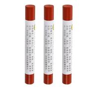 QUARKZMAN Crayon per Riparazione Mobili, 3pz - Stucco per Cera per Legno, Ritocco Pennarelli per Mobili - per Coprire Graffi Fori Tavoli Scrivanie Pavimenti Legno, Legno Rosso