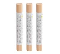 QUARKZMAN Crayon per Riparazione Mobili, 3pz - Stucco per Cera per Legno, Ritocco Pennarelli per Mobili - per Coprire Graffi Fori Tavoli Scrivanie Pavimenti Legno, Rovere Rosa