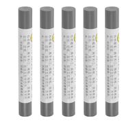 QUARKZMAN Crayon per Riparazione Mobili, 5pz - Stucco per Cera per Legno, Ritocco Pennarelli per Mobili - per Coprire Graffi Fori Tavoli Scrivanie Pavimenti Legno, Grigio Francese