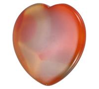 QUARKZMAN Cristalli Pietre Curative A Forma Di Cuore Agata sa Naturale Da Massaggiare Amore Energia Positiva Feng Shui Pietra Antistress 1.6" Per Equilibrio Meditazione Ansia