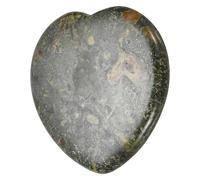 QUARKZMAN Cristalli Pietre Curative A Forma Di Cuore Amore Feng Shui 1.6" | Pietra sa Del Drago, Pietra Da Massaggiare Naturale, Energia Positiva, Palma Antistress, Gemma, Per Equilibrio
