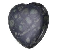 QUARKZMAN Cristalli Pietre Curative A Forma Di Cuore Pietra Occhio Di Uccello Pietra Da Massaggio Naturale Amore Energia Positiva FENG Shui Palma Antistress Gemma 1.2" Per Equilibrio