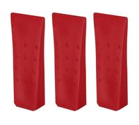 QUARKZMAN Cunei da Abbattimento in Plastica 3pz Cuneo Anteriore ABS 152 mm Cuneo Spaccalegna per Legna Cunei per Alberi Legno Accessori Forestali Foresta, Rosso