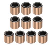 QUARKZMAN Cuscinetti a Manicotto Alesaggio 3 Mm x Diametro Esterno 5 Mm x Lunghezza 5 Mm Cuscinetti Lisci Boccole Avvolte Senza Olio per Parti Scorrevoli di Macchinari, 10pz