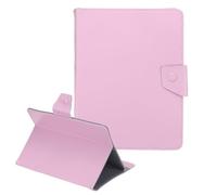 QUARKZMAN Custodia Universale per Tablet da 8 Pollici, Custodia Protettiva Folio in Pelle Pu per Tablet Touchscreen da 8,0-8,7 Pollici, Rosa