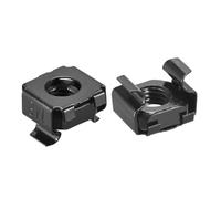 QUARKZMAN Dadi a Gabbia Snap-In, Dado in Acciaio Carbonio M8 x 1.25mm per Armadio Scaffale Server 50pz