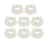 QUARKZMAN Dado di Bloccaggio G1/2 ABS Plastica 8 Pezzi Crema | Ad Ali, Pezzi di Ricambio, per Montaggio e Installazione Rubinetti Lavello Cucina Bagno