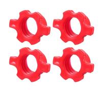 QUARKZMAN Dado per Asta Manubrio Manubrio Bilanciere, 2,2cm Collari Spin-Lock Viti Dadi Fissaggio Esagonali per Allenamento con Pesi Fitness, 4 Set