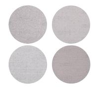 QUARKZMAN Disco Levigatura A Maglia 125mm, 20Pz Grana 320/400/600/800 Carta Vetrata Antipolvere Per Intonaco A Secco Pannelli Levigatori Con Sistema Gancio e anello Per Intonaco A Secco