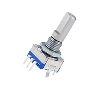 QUARKZMAN EC11 Codificatore Codice Interruttore Potenziometro x 10pz 360 Gradi Rotatorio per Volume Controllo o Dati Selezione su LED o LCD Display, [7 Perni 20mm Albero]