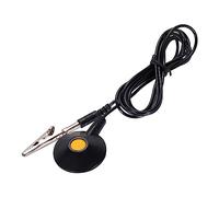 QUARKZMAN ESD Cavo Messa Terra 1,8 m/71" Lungo Antistatico Cavo Terra Nero per Eliminazione Conduttore Elettrostatico