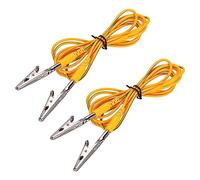 QUARKZMAN ESD Cavo Messa Terra Cavo con Coccodrillo Clip 1.8m/71" Lungo Giallo Antistatico Terra Filo Cavo Clip per Elimina Conduttore Elettrostatico, 2pz