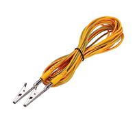 QUARKZMAN ESD Cavo Messa Terra Cavo con Coccodrillo Clip 5m/197" Lungo Giallo Antistatico Terra Filo Cavo Clip per Elimina Conduttore Elettrostatico