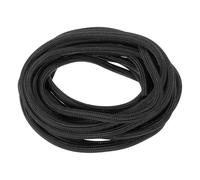 QUARKZMAN Fascetta Divisa per Guaina per Cavi 11/32" 25Ft Nera Guaina Intrecciata Autoavvolgente in Pet Antincendio Ul94-V2 per Gestione Cavi Auto, Casa