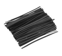 QUARKZMAN Fascette in Foil Twist 7,8" 200mm Cravatta di Chiusura in Plastica Metallico per Legare Pane, Caramella, Biscotto, Sacchetti Regalo Arti Mestieri Cravatte Nere Confezione da 300